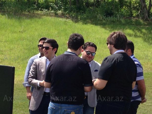 Ziya Məmmədovun oğlu Murad Dadaşovla qolf meydançasında -  FOTOLAR 