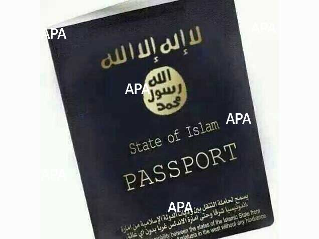 Azərbaycanlılara İŞİD-in pasportu paylanır - FOTOLAR