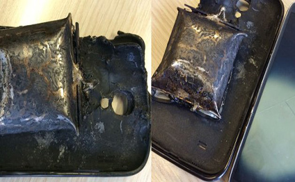 Telefon qulağında partladı -  FOTO 