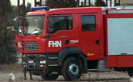 İsmayıllı rayonunda maşın yandı