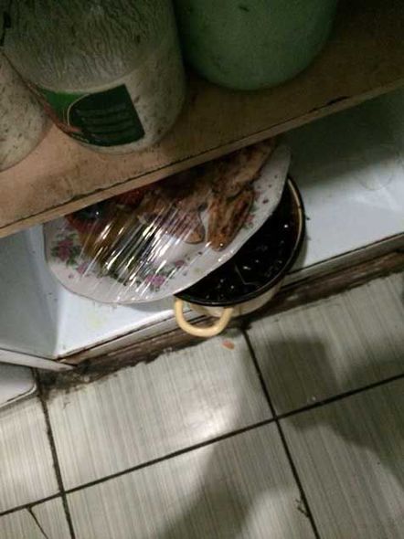 Bakı restoranlarının birindən iyrənc mənzərə - FOTO