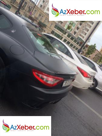 Yol polisi "Maserati"ni cərimə meydançasına belə apardı - FOTOLAR