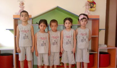 Bağça uşaqlarına şortiklər verildi -  FOTO 