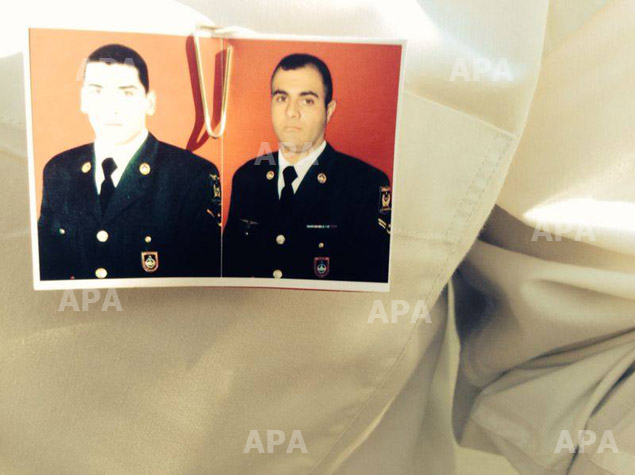 Biləsuvarda şəhid gizirlərin dəfn mərasimi keçirildi - FOTO
