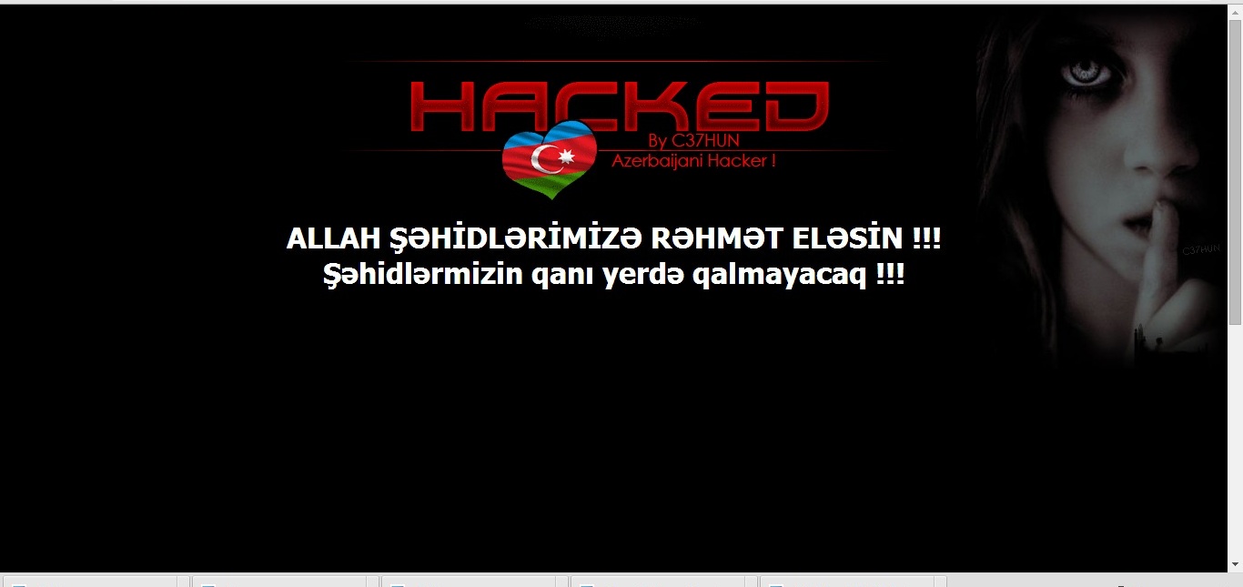 Hakerimiz 27 erməni saytını dağıtdı - SİYAHI