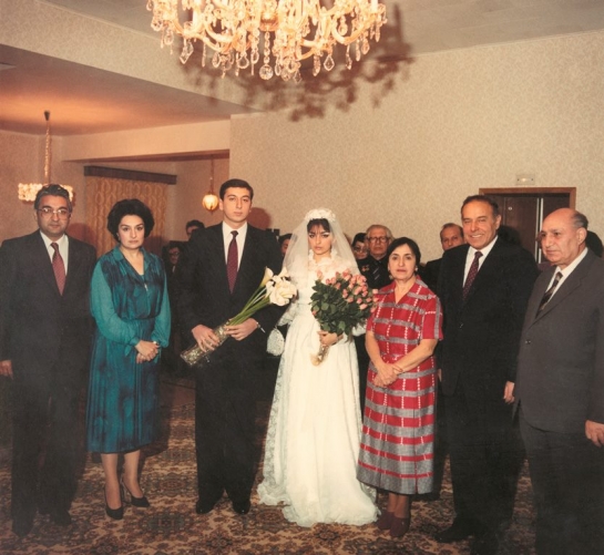İlham Əliyev və Mehriban Əliyevanın toy - FOTOLARI
