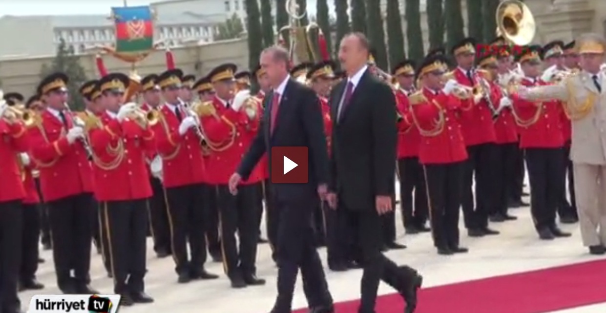 İlham Əliyev bu sarayda ilk dəfə Ərdoğanı qarşıladı - VİDEO