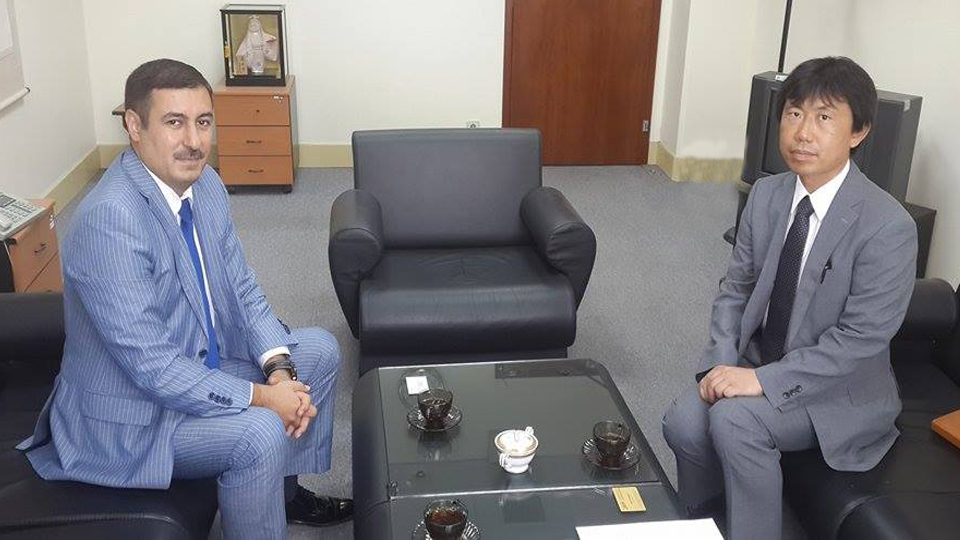Rufiz Qonaqov Fələstinin Azərbaycandakı səfiri ilə görüşüb