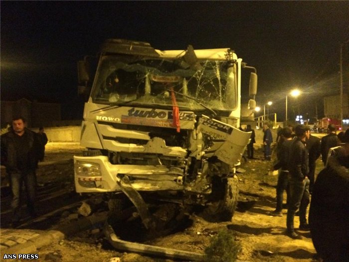 Yol qəzası Balaxanını qazsız qoydu -  FOTOLAR 