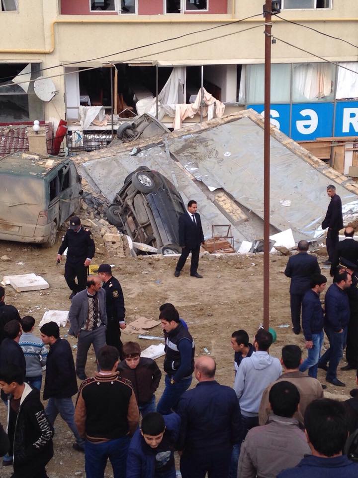 Bakıda marketdə baş verən partlayışla bağlı cinayət işi açıldı