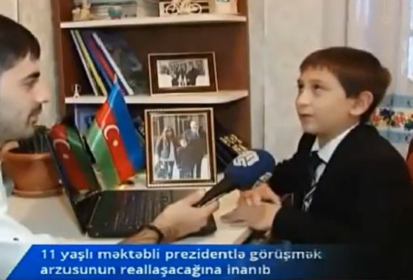 İlham Əliyevi ad gününə dəvət edən məktəbli danışdı – VİDEO