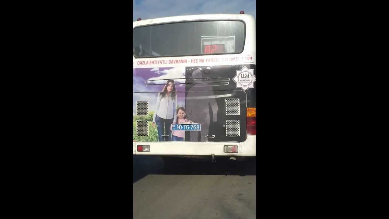Bakıda dəhşət: avtobus piyadanan üstünə çıxdı
