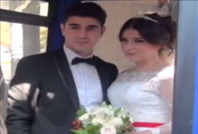 Azərbaycanda qeyri-adi nikah mərasimi - VİDEO