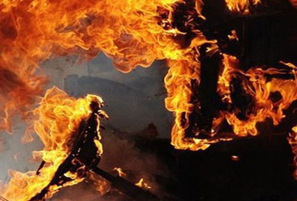 Bakıda yataqxanada yanğın olub