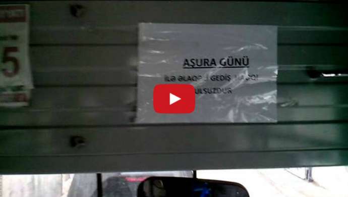 Bakıda avtobus sürücüsündən nümunəvi addım -  VİDEO 