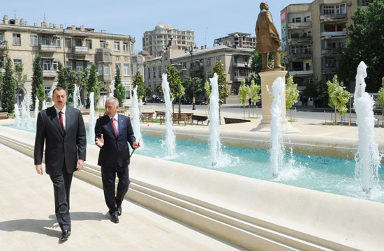 Prezident fəvvarələr və şəlalələr kompleksində