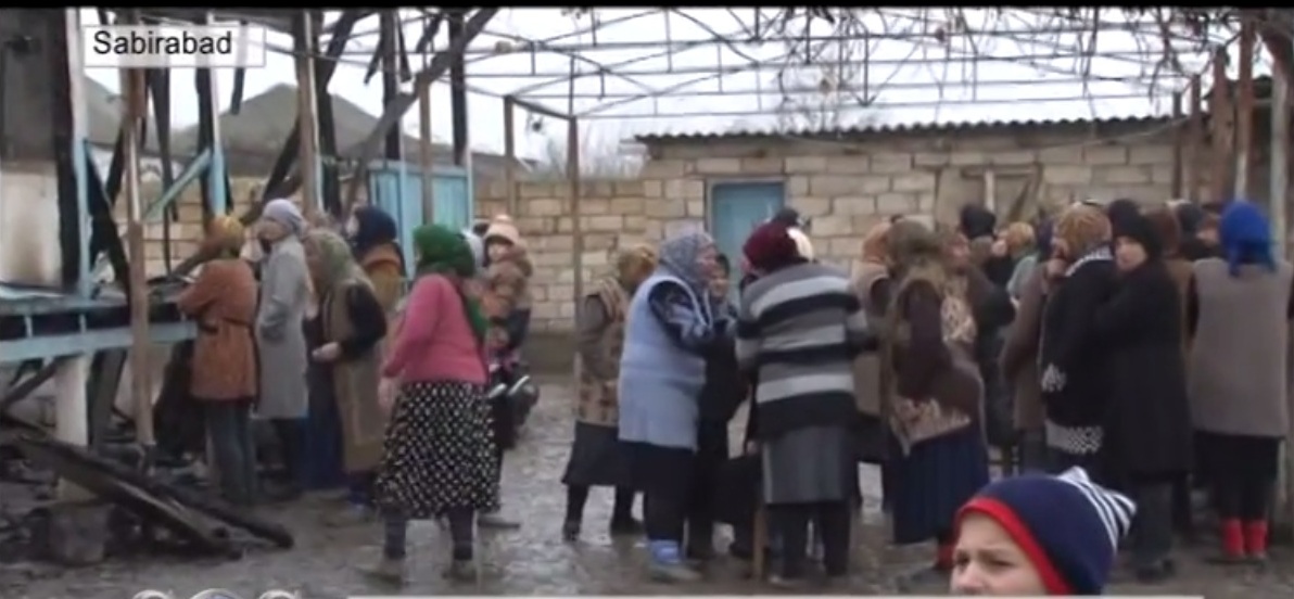 Sabirabad faciəsinin dəhşətli görüntüləri - VİDEO