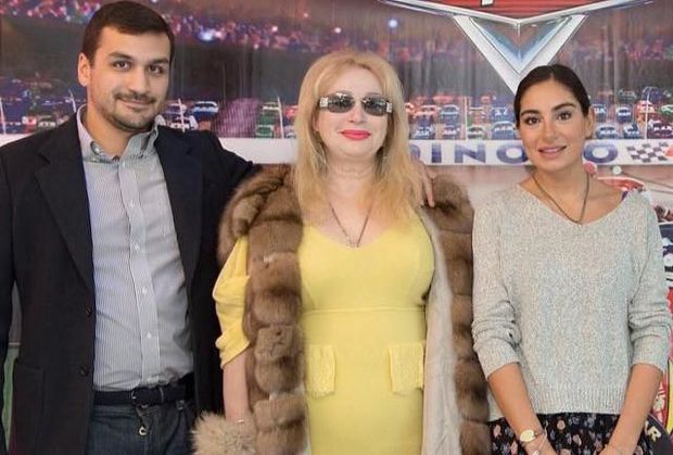 Arzu Əliyeva həyat yoldaşı ilə – FOTOLAR