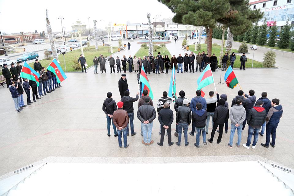 Gəncədə gənclərin həqiqi hərbi xidmətə yola salınması mərasimi keçirildi