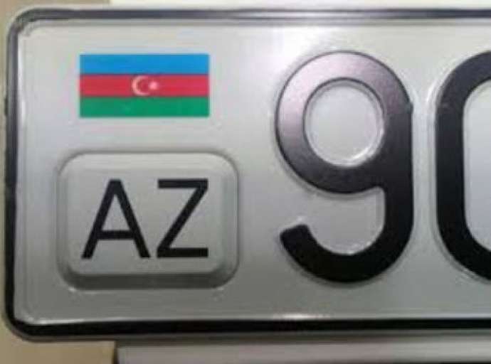 Azərbaycanda 230 min manata avtomobil nömrəsi satılır