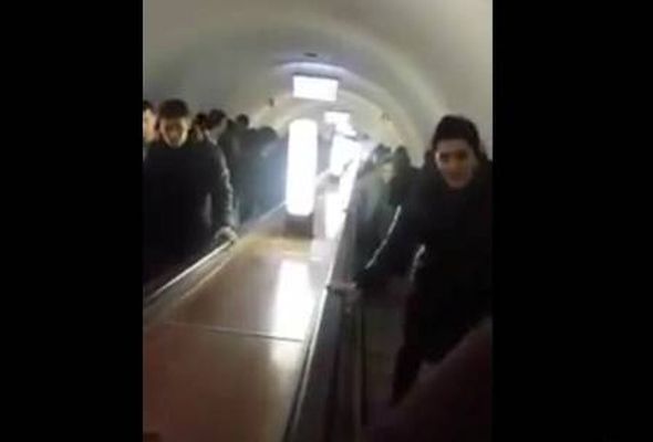 Bakı metrosunda nasazlıq– VİDEO