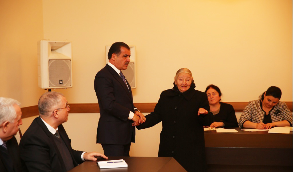 Gəncə Şəhər İcra Hakimiyyətində şəhid ailələrinin nümayəndələri ilə görüş keçirilib