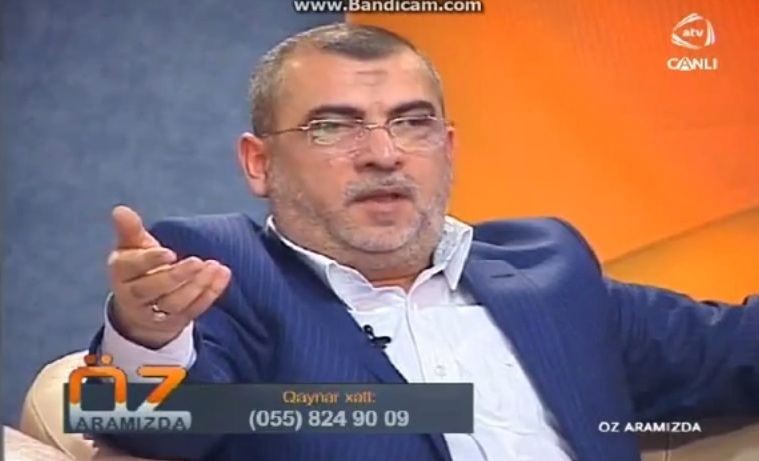 "Zaur, sənin verilişində din xadiminin olması qəbahətdir" - VİDEO