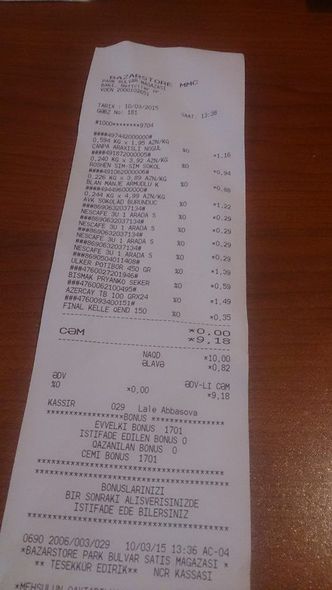 “Bazar Store” piştaxtada bir, kassada isə digər qiymətlə mal satır – FOTO