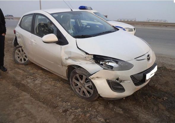 “Mazda”nın əyləci sığorta şirkətini ziyana saldı - FOTOLAR
