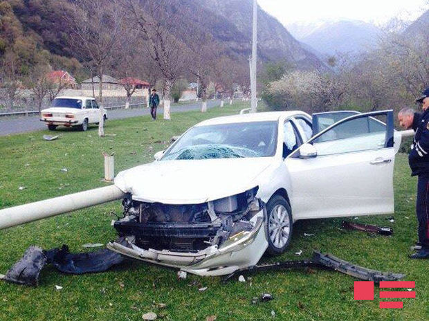 Qaxda polisin törətdiyi müəmmalı qəza - TƏFƏRRÜATLAR + FOTOLAR