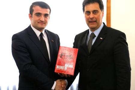 Əhməd Şahidov Sloveniya Parlamentinin sədri ilə görüşüb