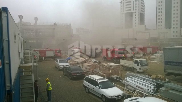 Bakıda məşhur otel yanır - FOTO - VİDEO