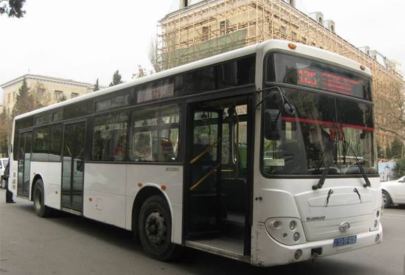 Bakıda nasaz avtobuslar yığışdırılır
