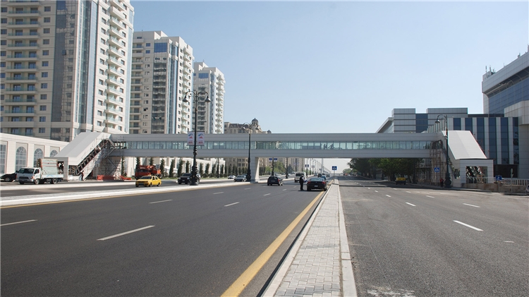 Bakının böyük yolu açılır - FOTOLAR
