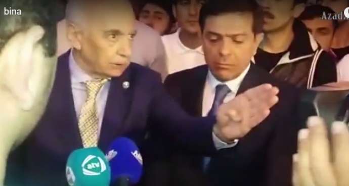 Mer əsəbləşdi: “Dayanın da...” - VİDEO