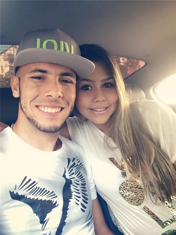 "Qarabağ"ın ulduzu xanımı ilə... - FOTO