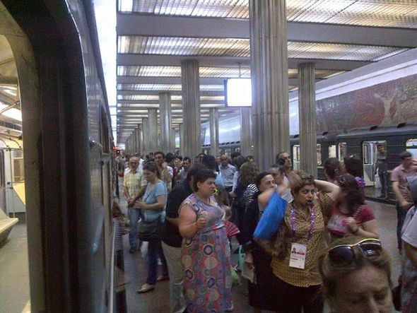 Bakı metrosunda problem - FOTO