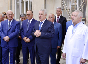 Cavid Qurbanov Dəmir yolu xəstəxanasını təzədən qurdurdu - FOTO