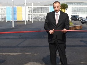 Prezident Hərbi Dəniz Qüvvələri bazasının açılışında iştirak etdi
