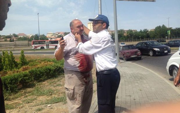 Bakıda dəhşətli qəza: Ata ilə oğul ölümdən döndü - FOTO