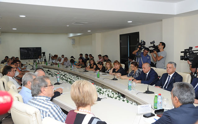 Səbaildə Milli Mətbuatın 140 illiyi qeyd olunub-  FOTOLAR 