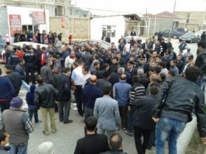 Qaçqınlar kütləvi aksiya keçirir - Bərdədə
