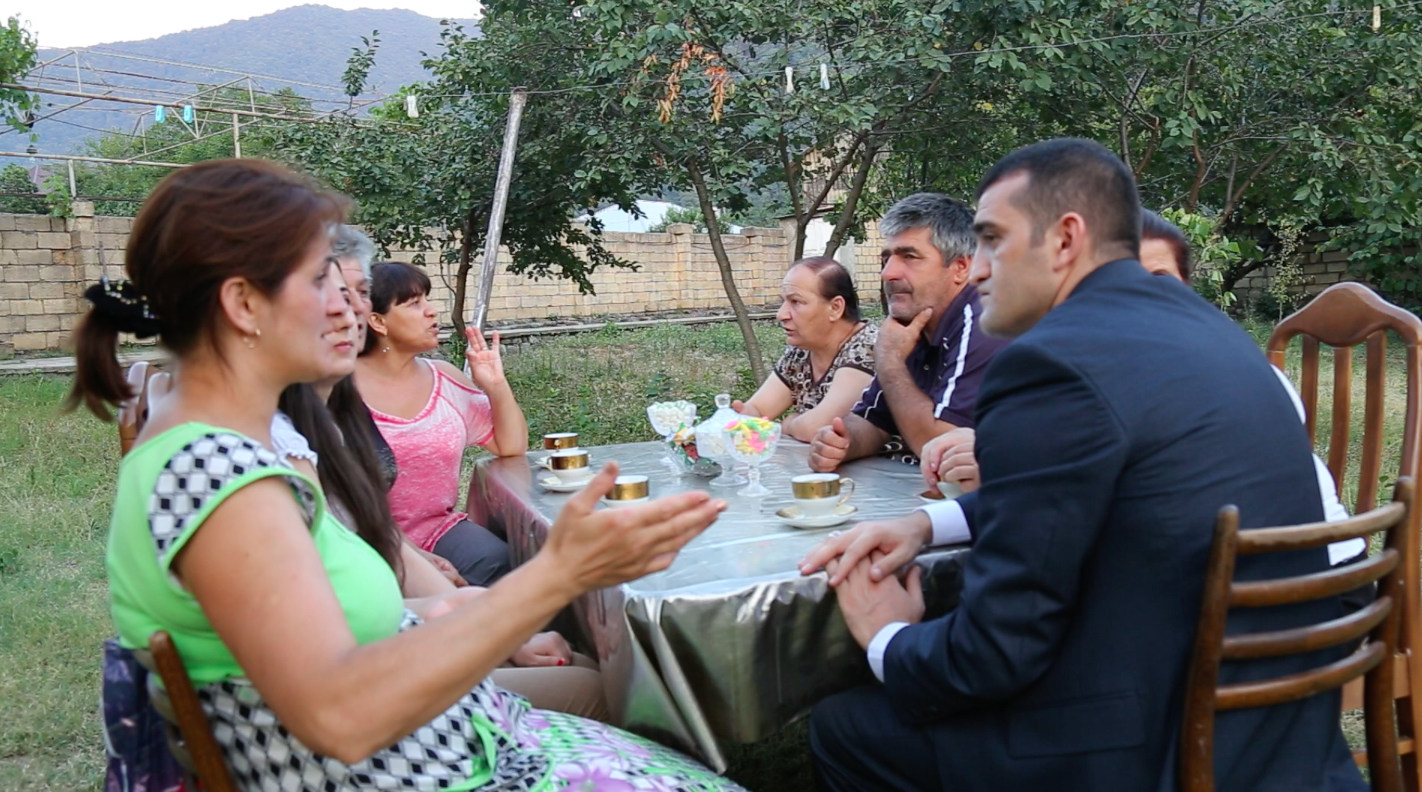 Əhməd Şahidov Qax rayonunda yaşayan gürcülərlə görüşüb
