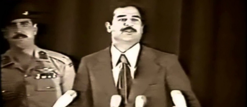 Səddam iclasda insanları həbs etdirib sonra da belə döydürüb -  VİDEO 