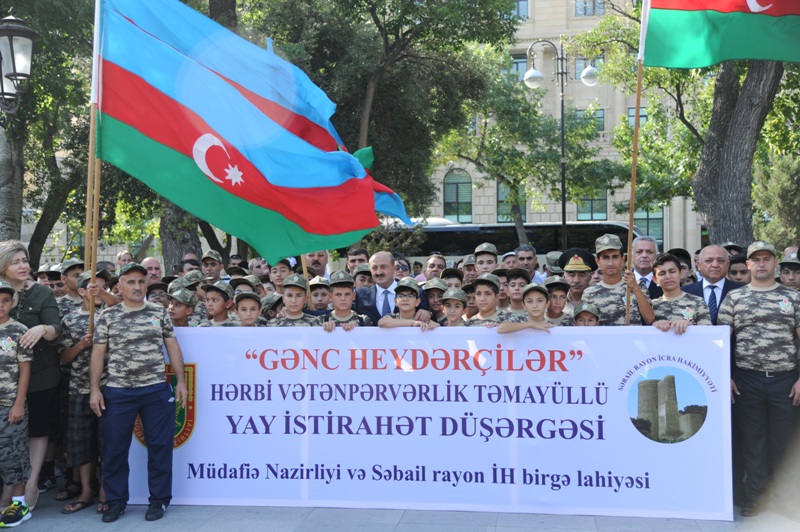 Səbailli yeniyetmələrin növbəti qrupu Qusar rayonuna istirahətə göndərildi