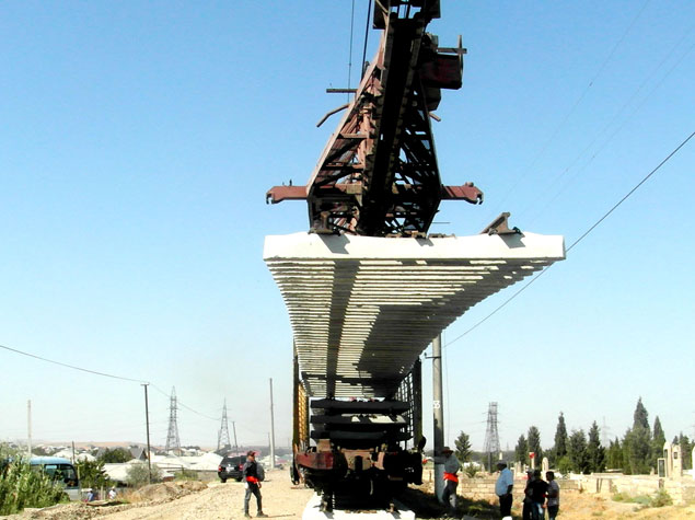 Bakıdan Sumqayıta 40 dəqiqəyə getməsini təmin edəcək dəmir yolunda əsaslı təmirbaşa çatır