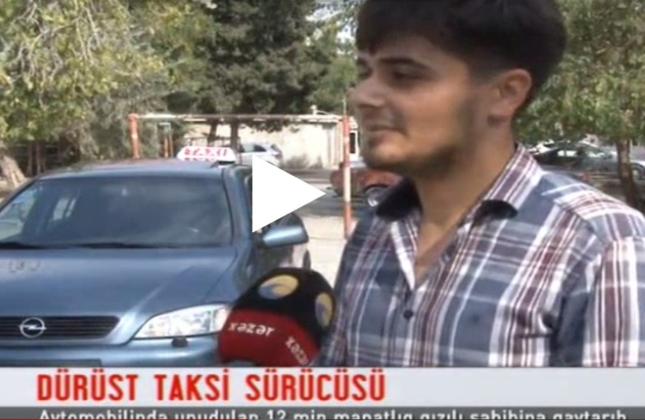 İtən 12 minlik qızılı tapıb sahibinə verən taksi sürücüsü danışdı - VİDEO
