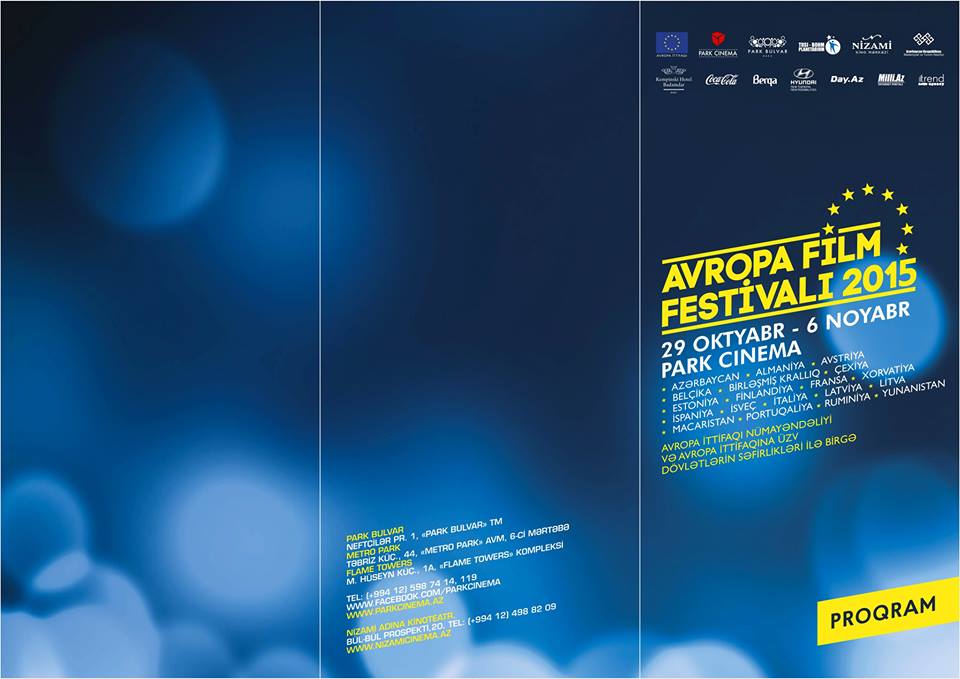 “Park Cinema» kinoteatrlar şəbəkəsi Avropa Kinosu Festivalının proqramını açıqladı