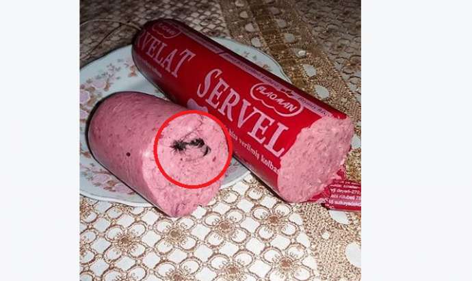 Bakıda kolbasadan görün nə çıxdı –FOTOLAR