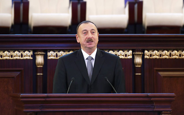 İlham Əliyev Milli Məclisdə